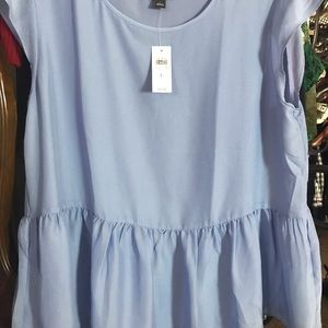 NWT Ann Taylor light blue blouse